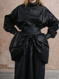 Beetled Bow Skirt in black