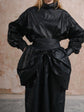 Beetled Bow Skirt in black