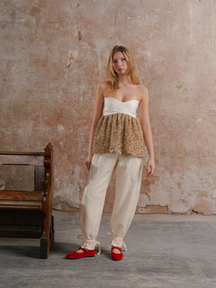 Bralette in Twinkle Tweed