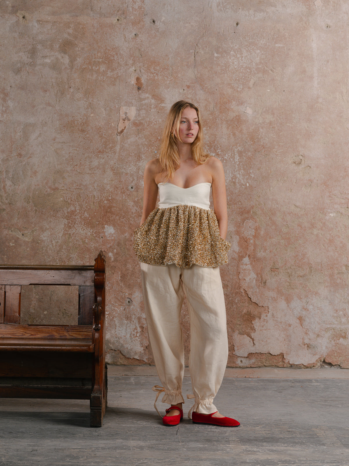 Bralette in Twinkle Tweed