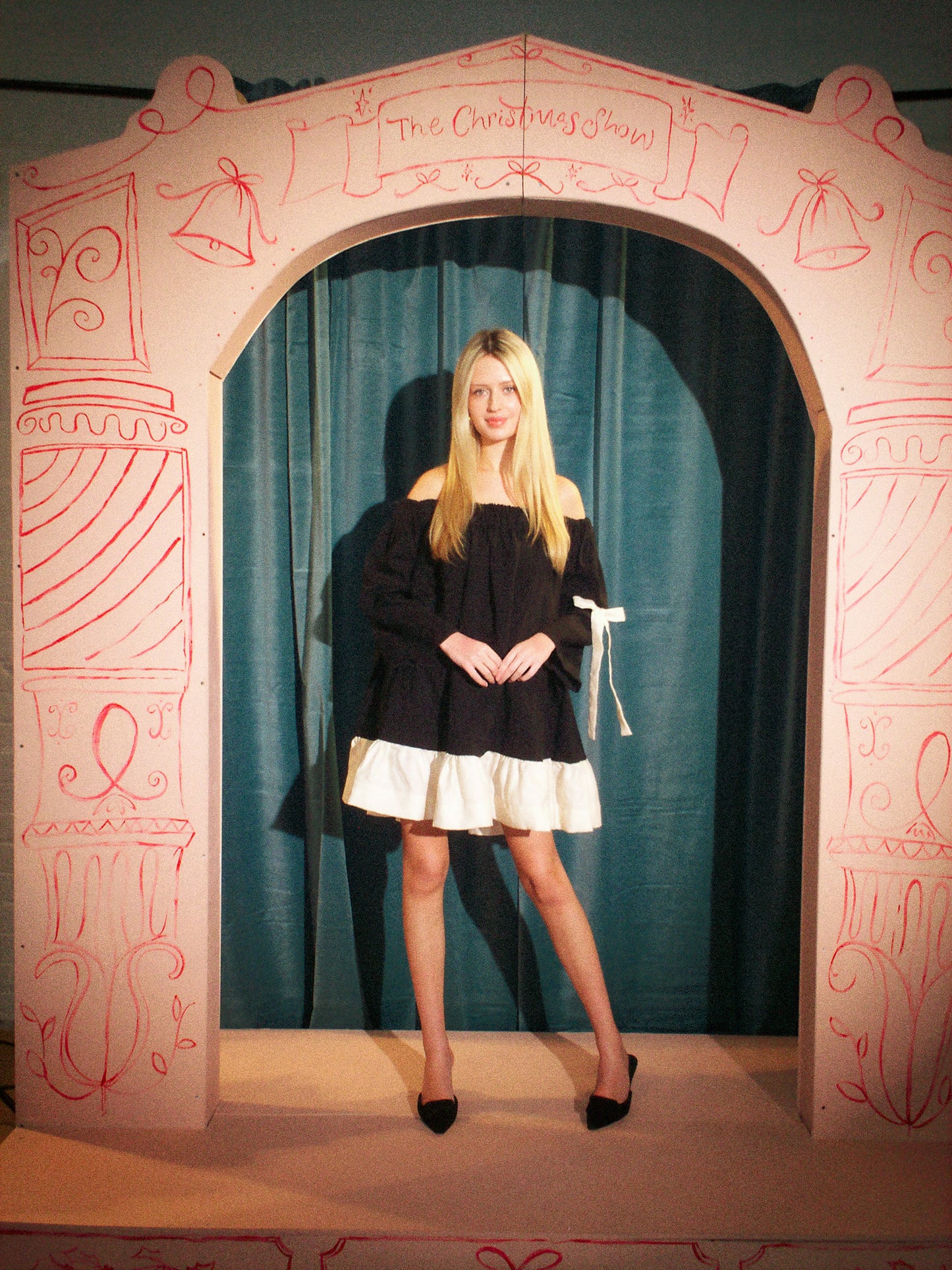 LITTLE LINEN BLACK DRESS