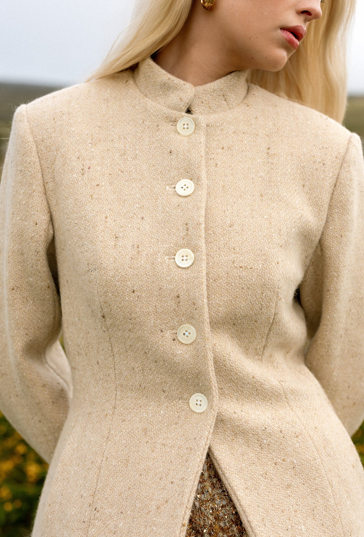 Inheritance Coat in Candlelight Tweed