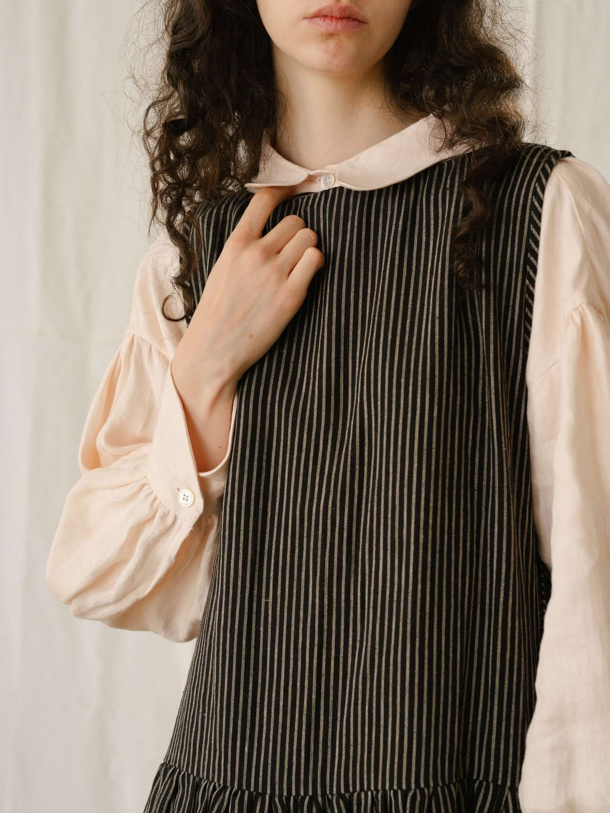 ARIA APRON DRESS | SUNDAY STRIPE
