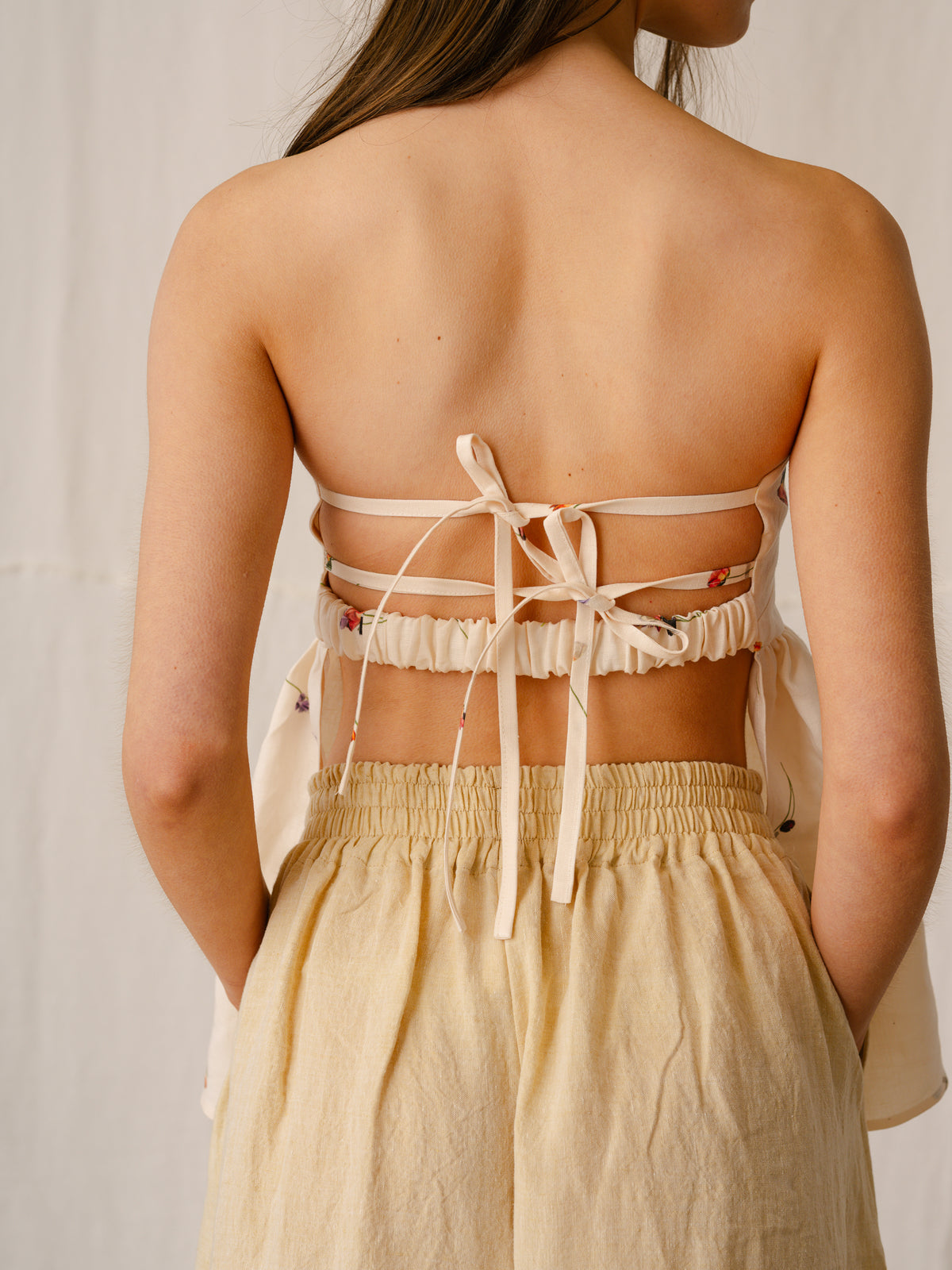 PRESSED FLOWER BRALETTE