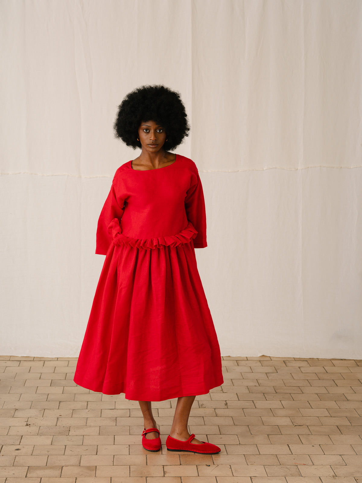 The Puff Dress | Poppy - Vibrant And Fun | Kindred Of Ireland The Puff Dress | Poppy - Vibrant And Fun | Kindred Of Ireland