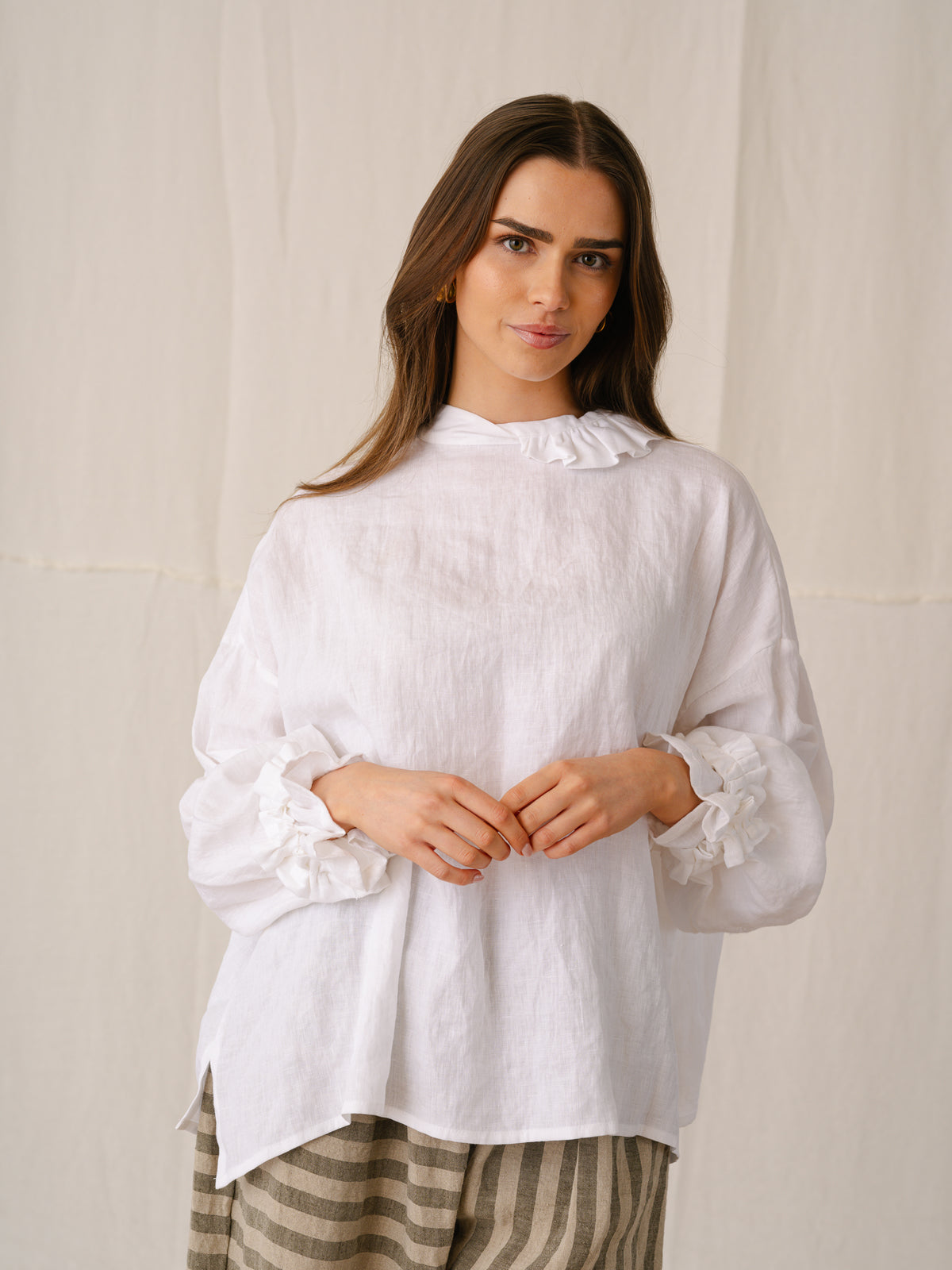 MARSHMALLOW BLOUSE | WHITE