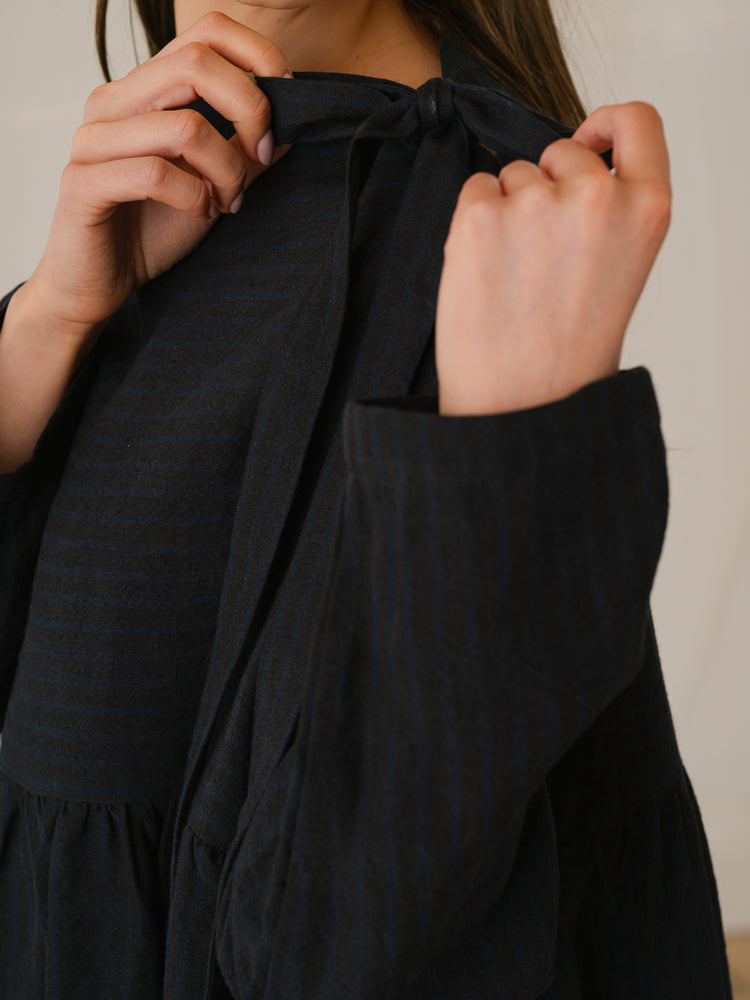 TILLIE DRESS | NAVY STRIPE