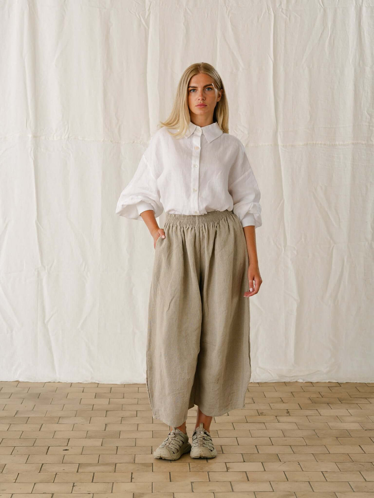 BARREL PANTS | HARVEST STRIPE