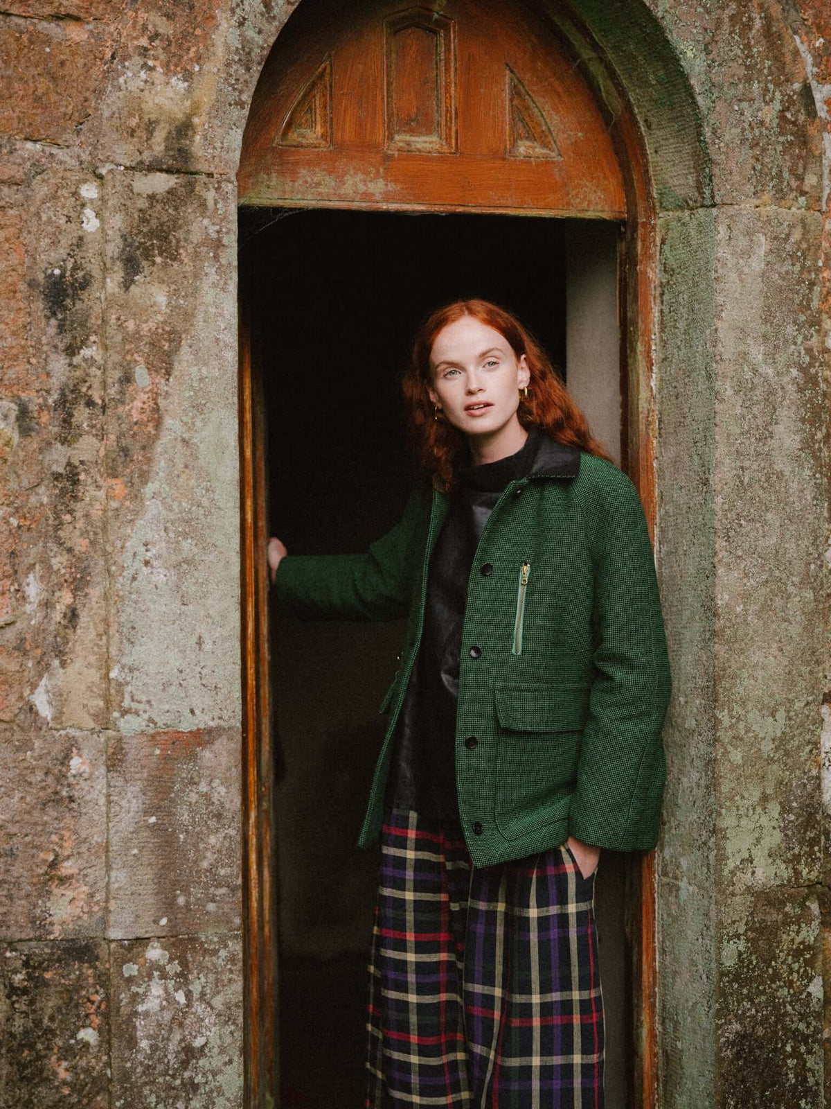 Locking Up Jacket in Mourne Tweed