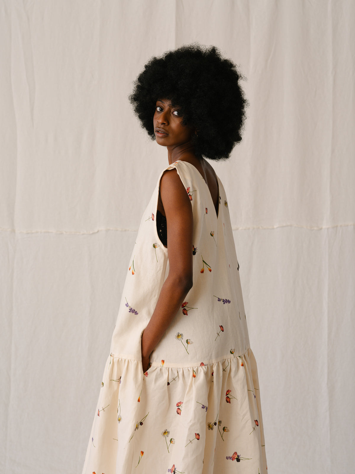 PRESSED FLOWER DRESS