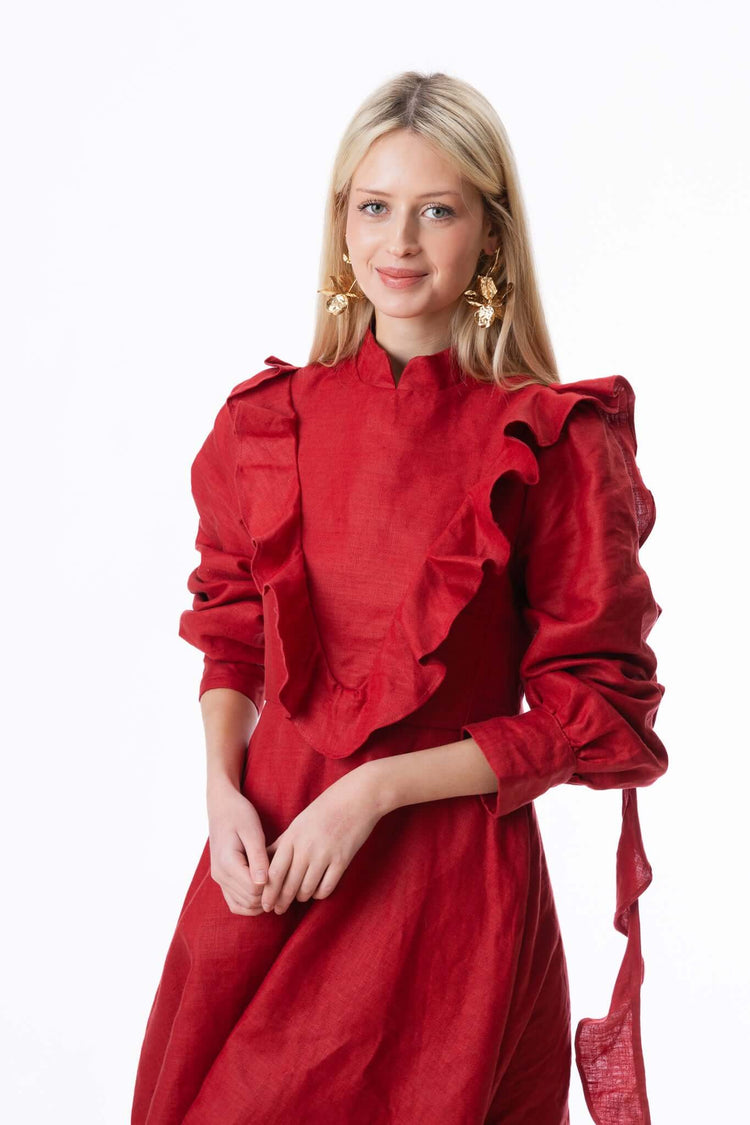 THE RED ROSE DRESS