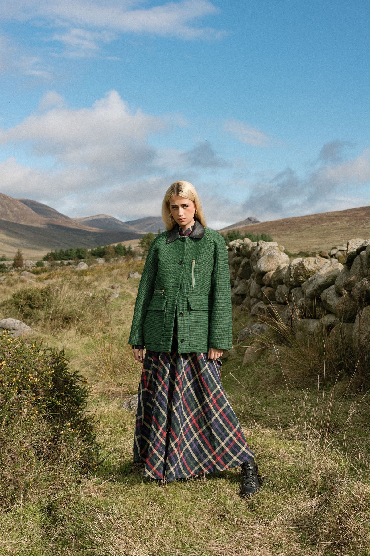 Locking Up Jacket in Mourne Tweed