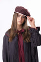 MERLOT TWEED CAP