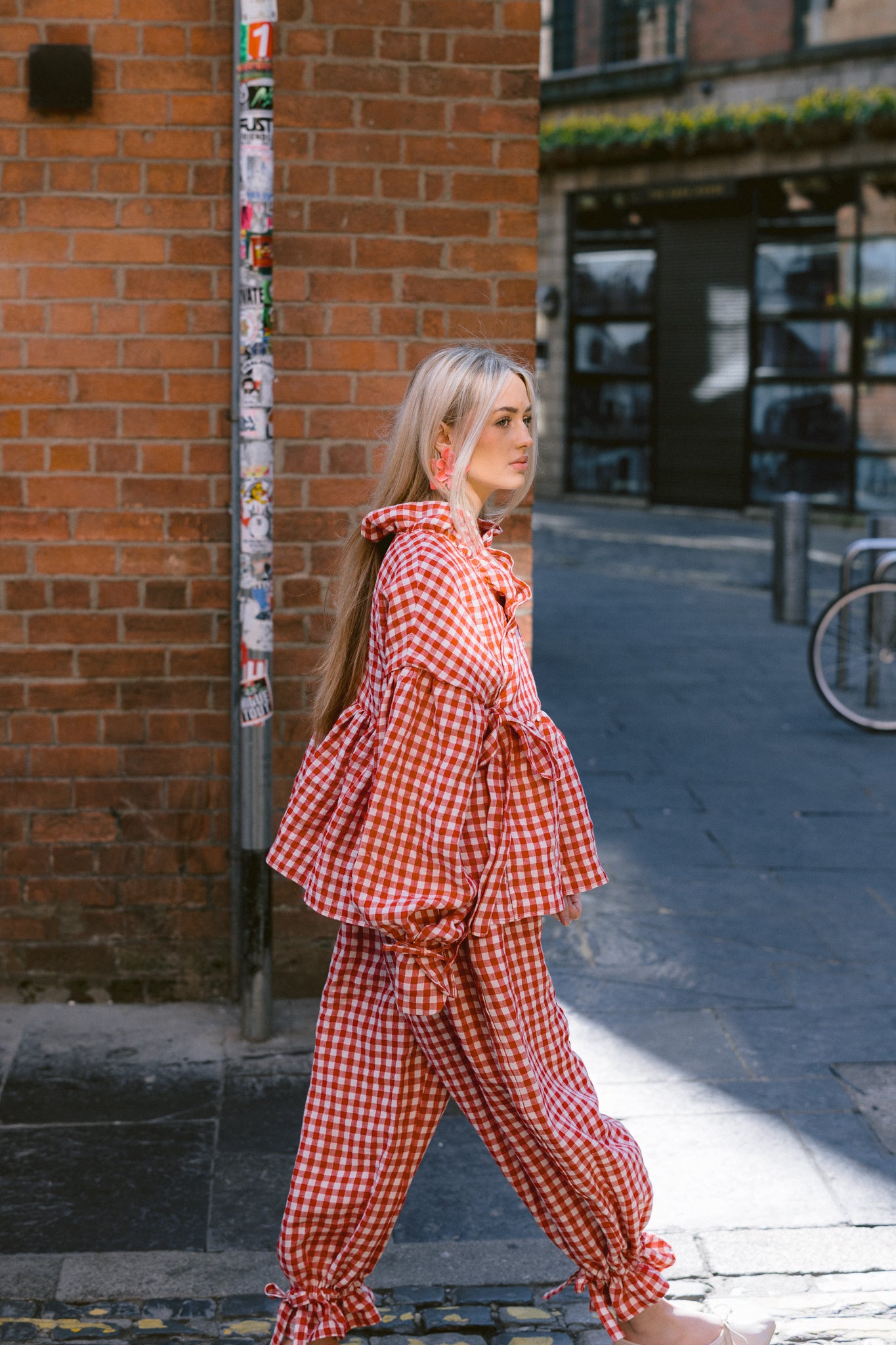 CAMILLE TOP | GINGHAM