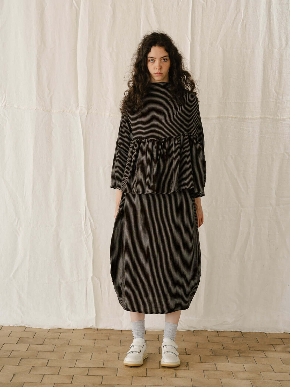 BARREL SKIRT | SUNDAY STRIPE