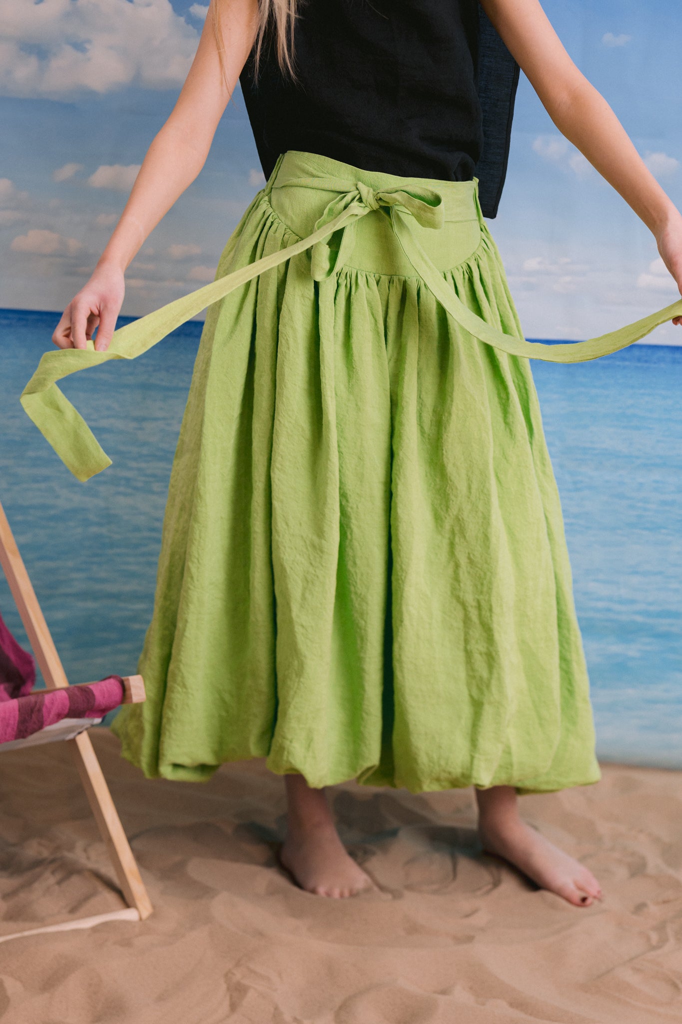 PARACHUTE SKIRT | LIME