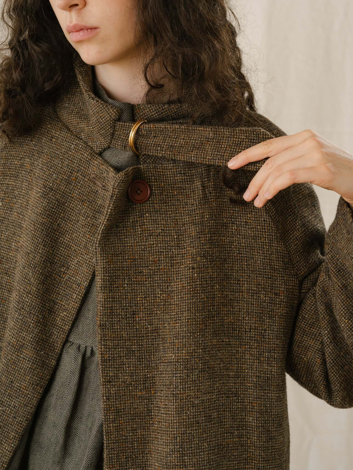 RAGLAN TWEED COAT