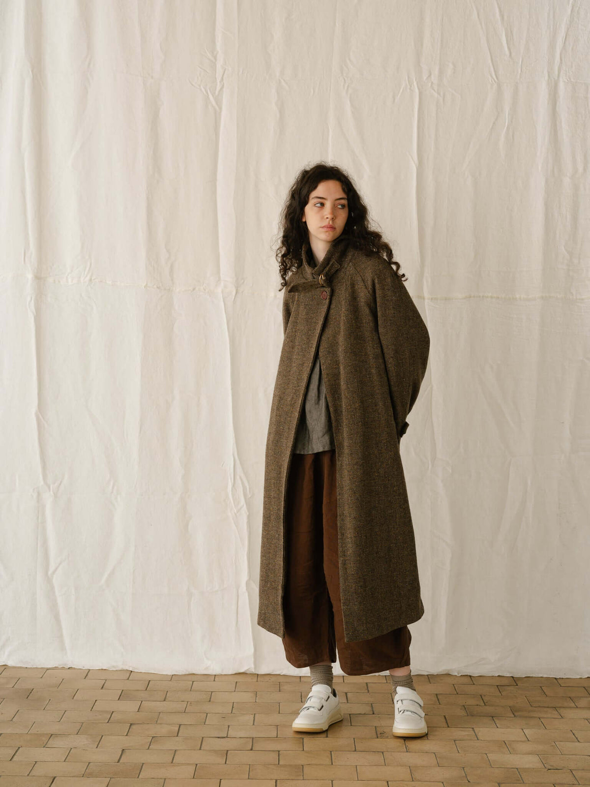 RAGLAN TWEED COAT