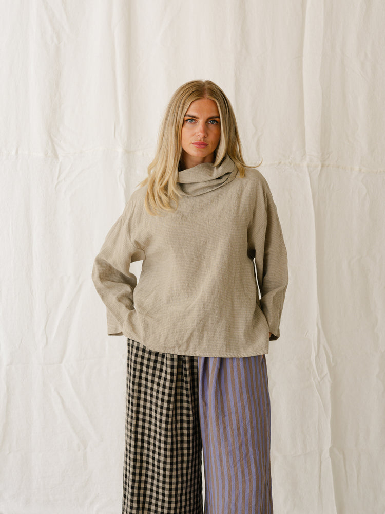 FREYA BLOUSE | HARVEST STRIPE