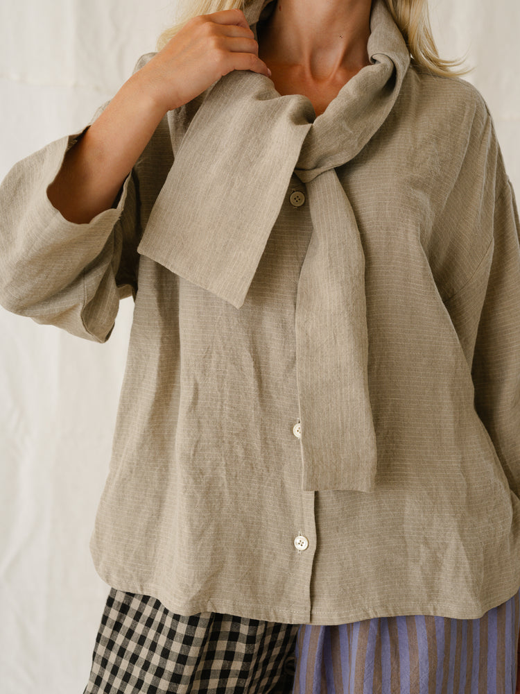 FREYA BLOUSE | HARVEST STRIPE