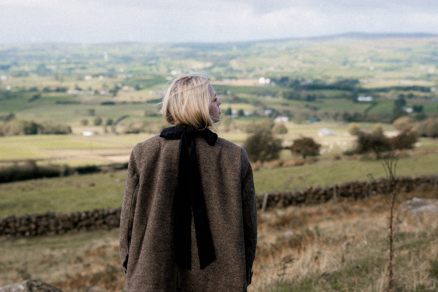 TWEED JACKET | BROWN