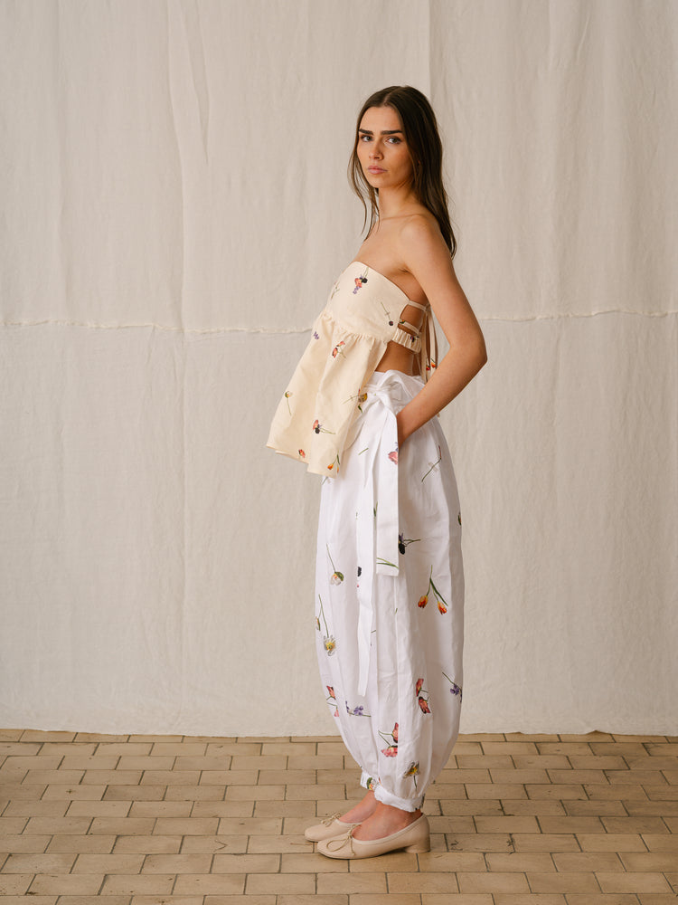 PARACHUTE TROUSERS | PRESSED FLOWER BEETLED