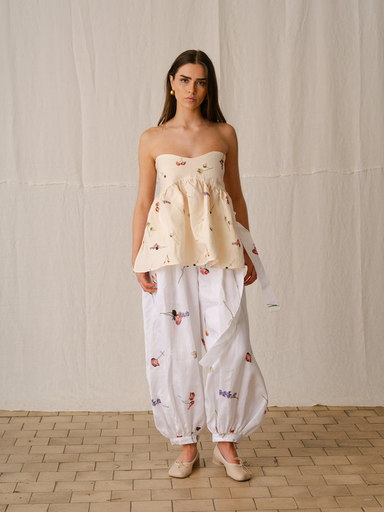 PARACHUTE TROUSERS | PRESSED FLOWER BEETLED