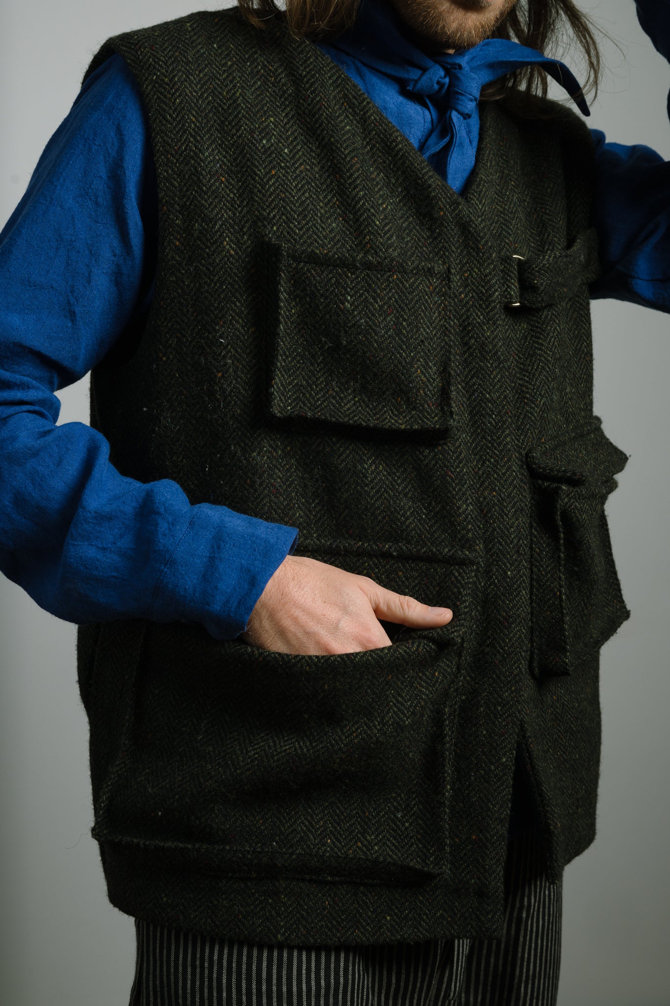 MEN'S TWEED GILET