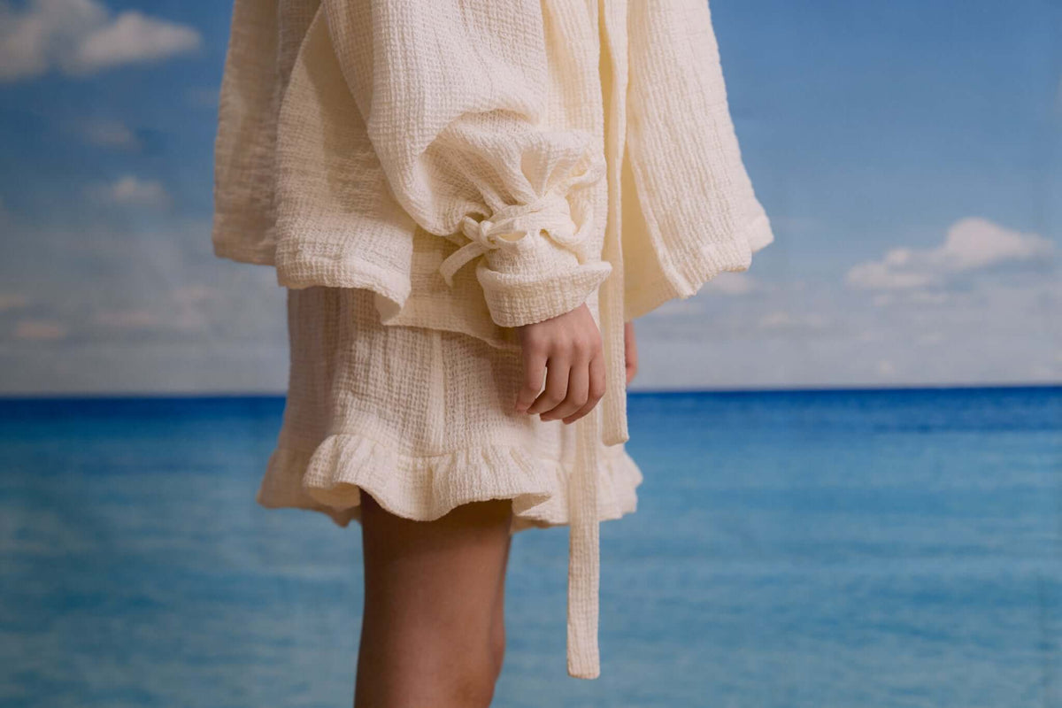 TEXTURED SHORTS | ICE CREAM