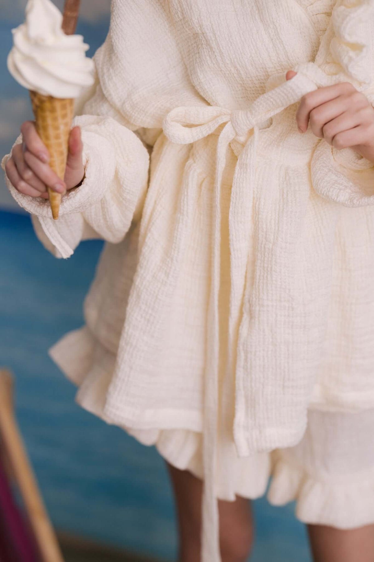 TEXTURED SHORTS | ICE CREAM