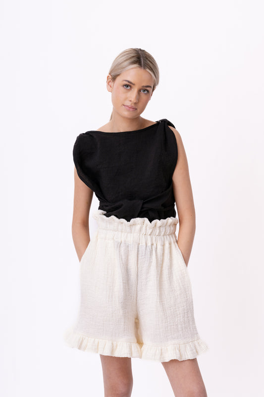 TEXTURED SHORTS | ICE CREAM