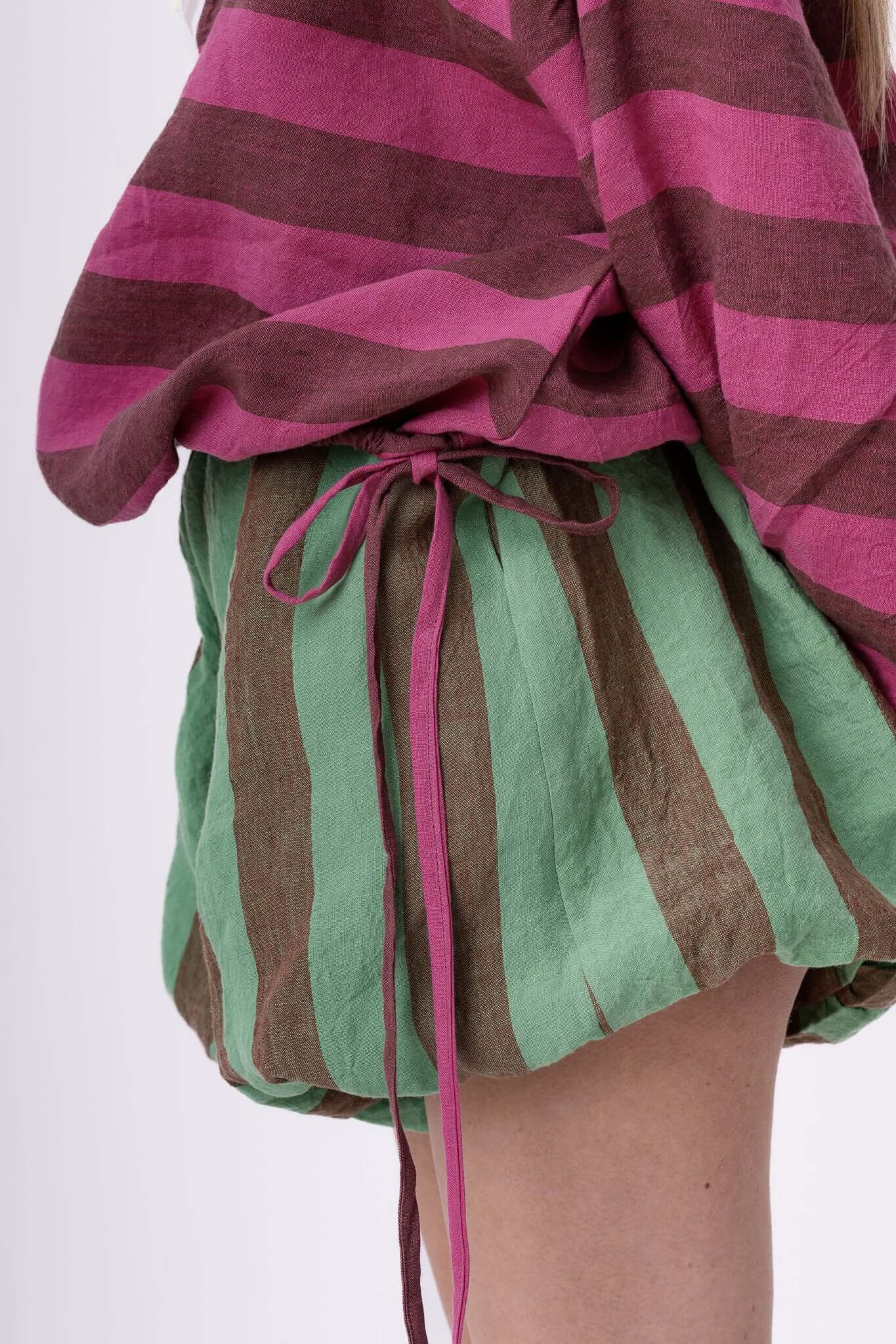 RUGBY SHIRT | PINK AND BROWN