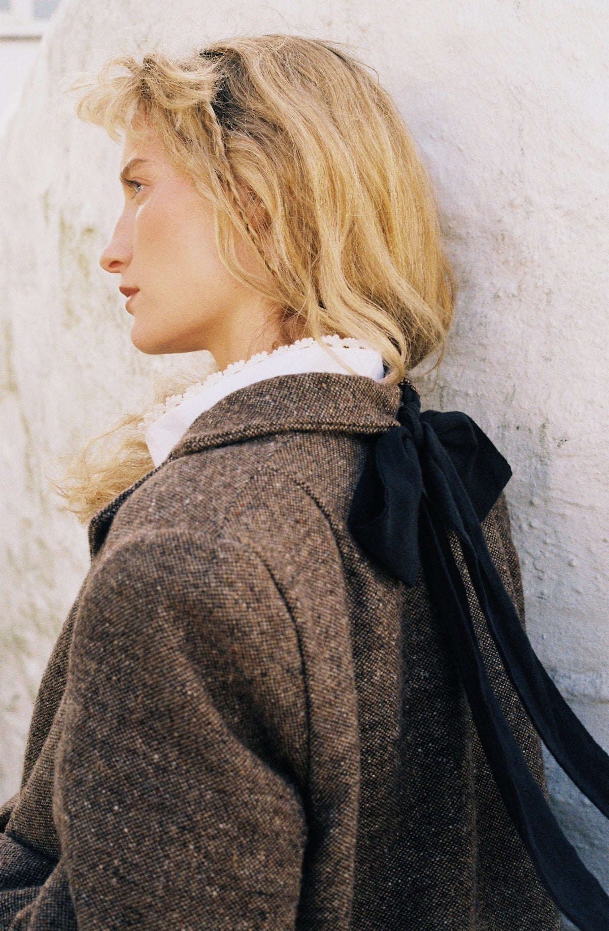 TWEED JACKET | BROWN