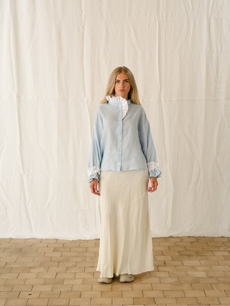 MARSHMALLOW BLOUSE | BLUE