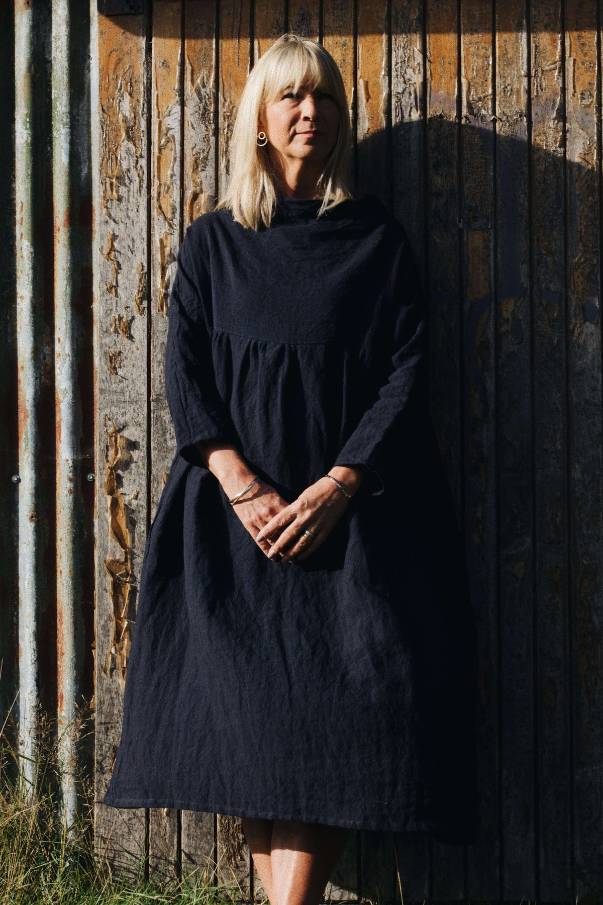 TILLIE DRESS | An effortless throw on that will feel right at home in a considered, every-day wardrobe. Tillie features a high neckline that sits elegantly across the neck- she can easily be dressed up or down and layered up for the colder months. Pair wi