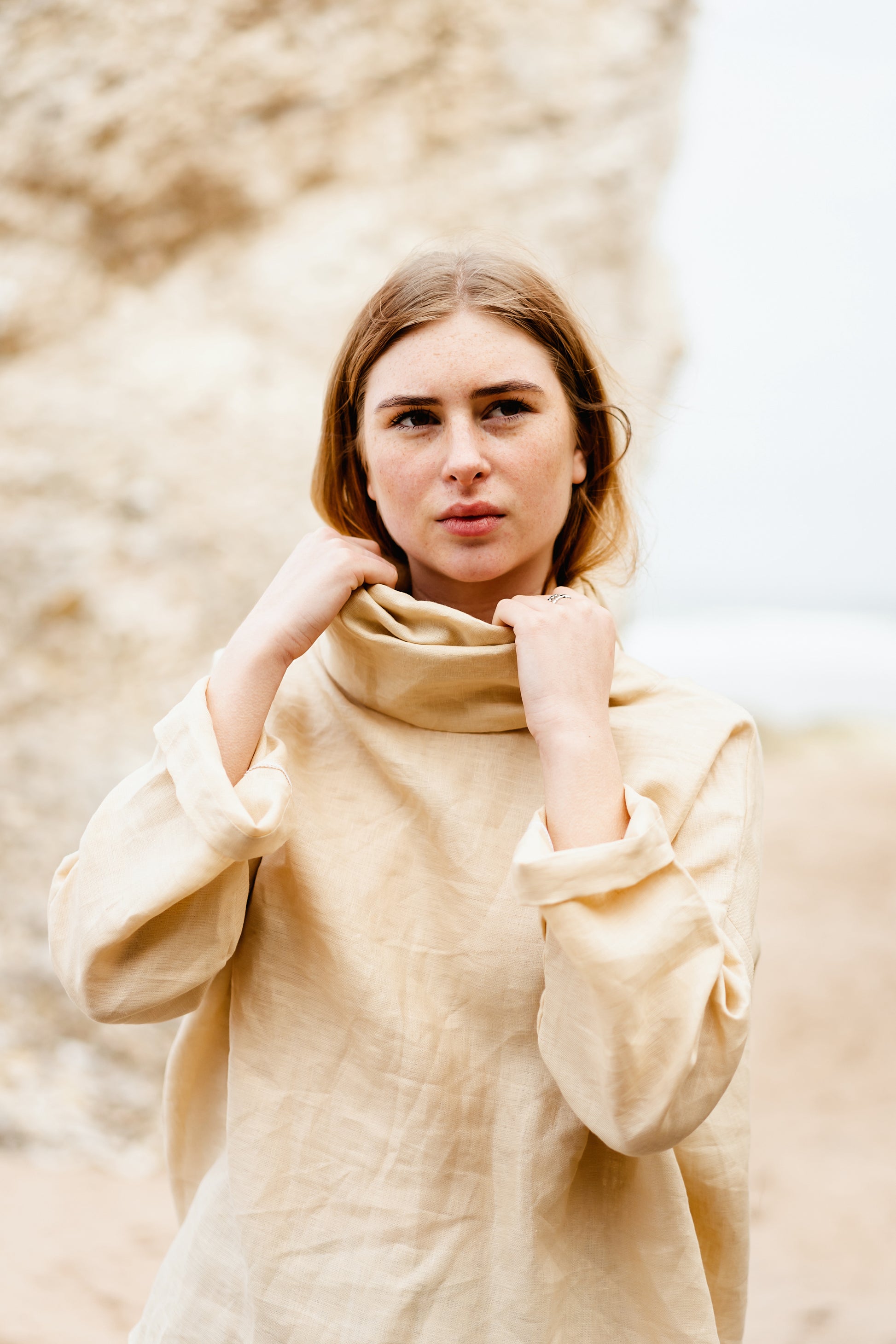 FREYA BLOUSE | Meet Cadlha's sister... Freya. Like her sister, she has a relaxed and oversized fit with that 'easy to throw on' vibe that we are all about. We love to create products that allow room for you to add your own personality to. The shirt has an