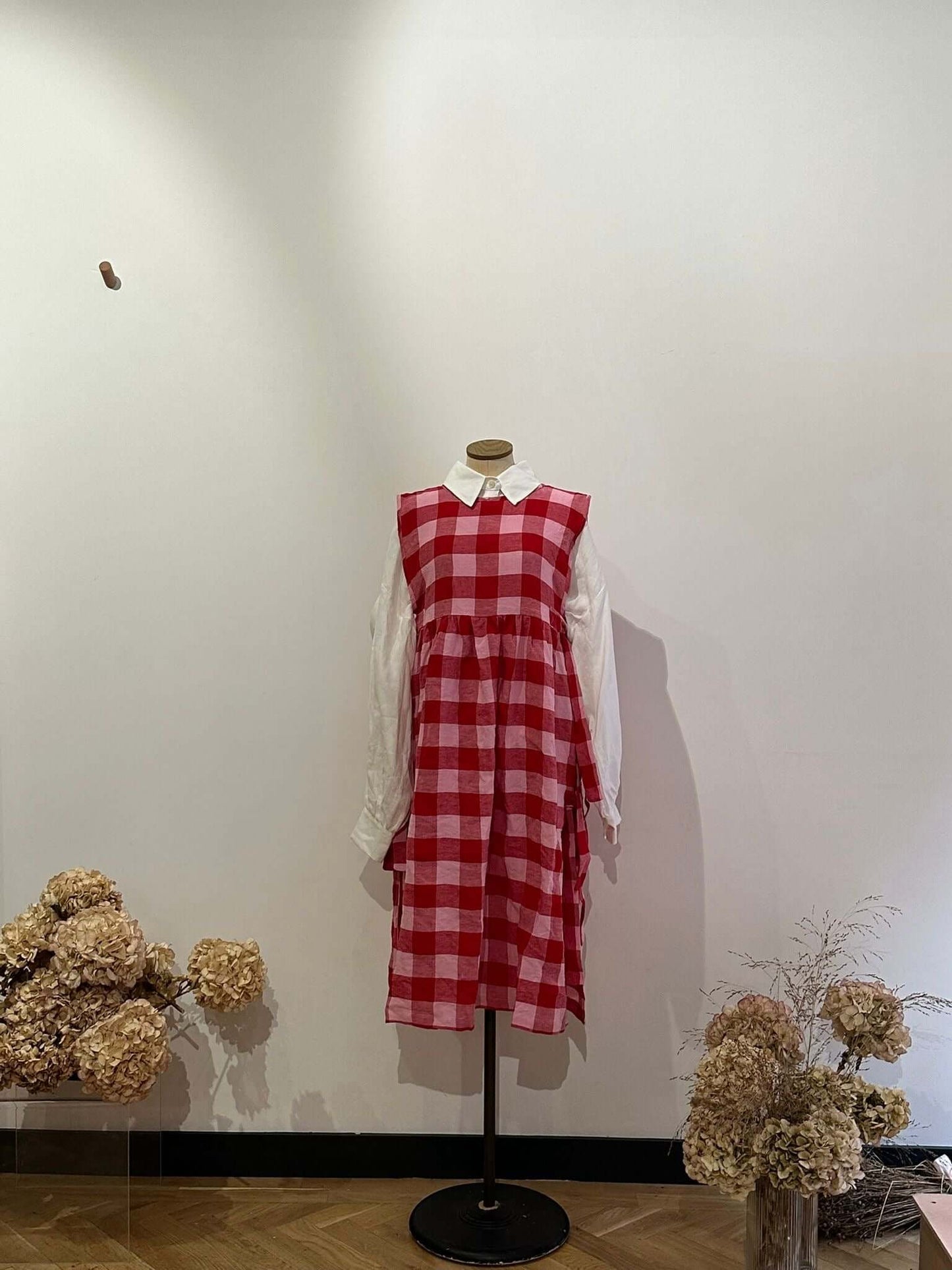 PINAFORE | PINK/RED CHECK