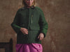 Model in the Locking Up Jacket in Mourne Tweed with the Loinnir Pink Bow Skirt, Kept for Good AW26