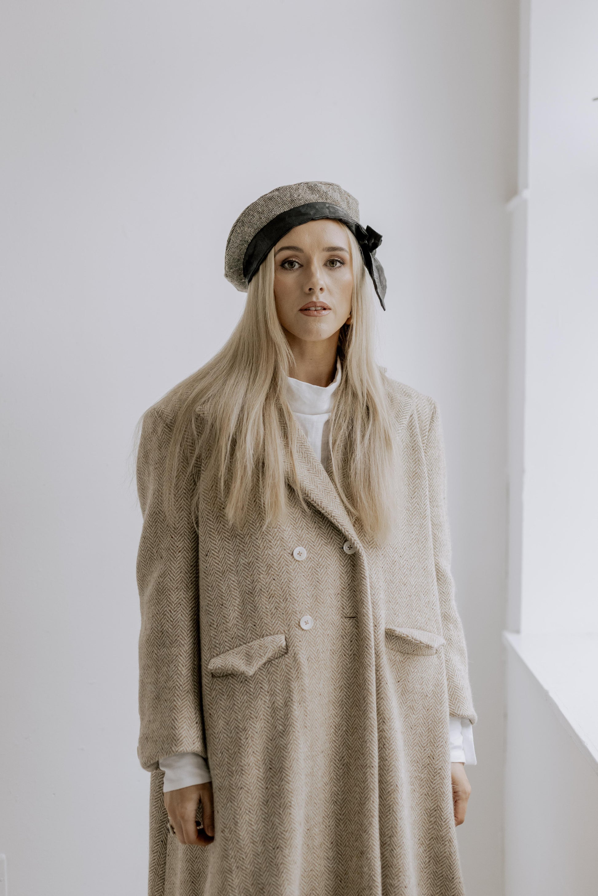 THE BOW BERET | We are so delighted to introduce a big new step for us as a brand by introducing Donegal Tweed to our core collection. An expansion of our deep love and passion for Irish textiles and keeping our rich heritage alive- originating in Co Done