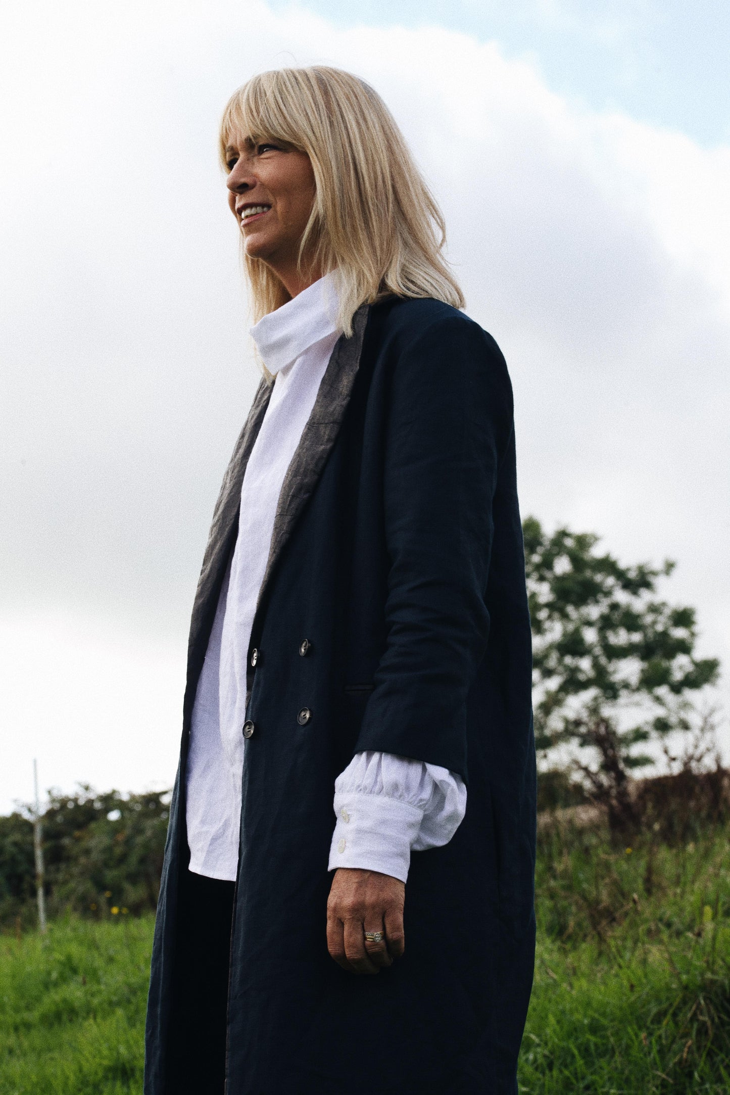 MALLON BLAZER COAT | A new silhouette for Kindred of Ireland. The Mallon blazer/coat stays true to our oversized aesthetic, yet introduces a little more tailoring and structure than we have offered previously. The Mallon Blazer is an investment piece that