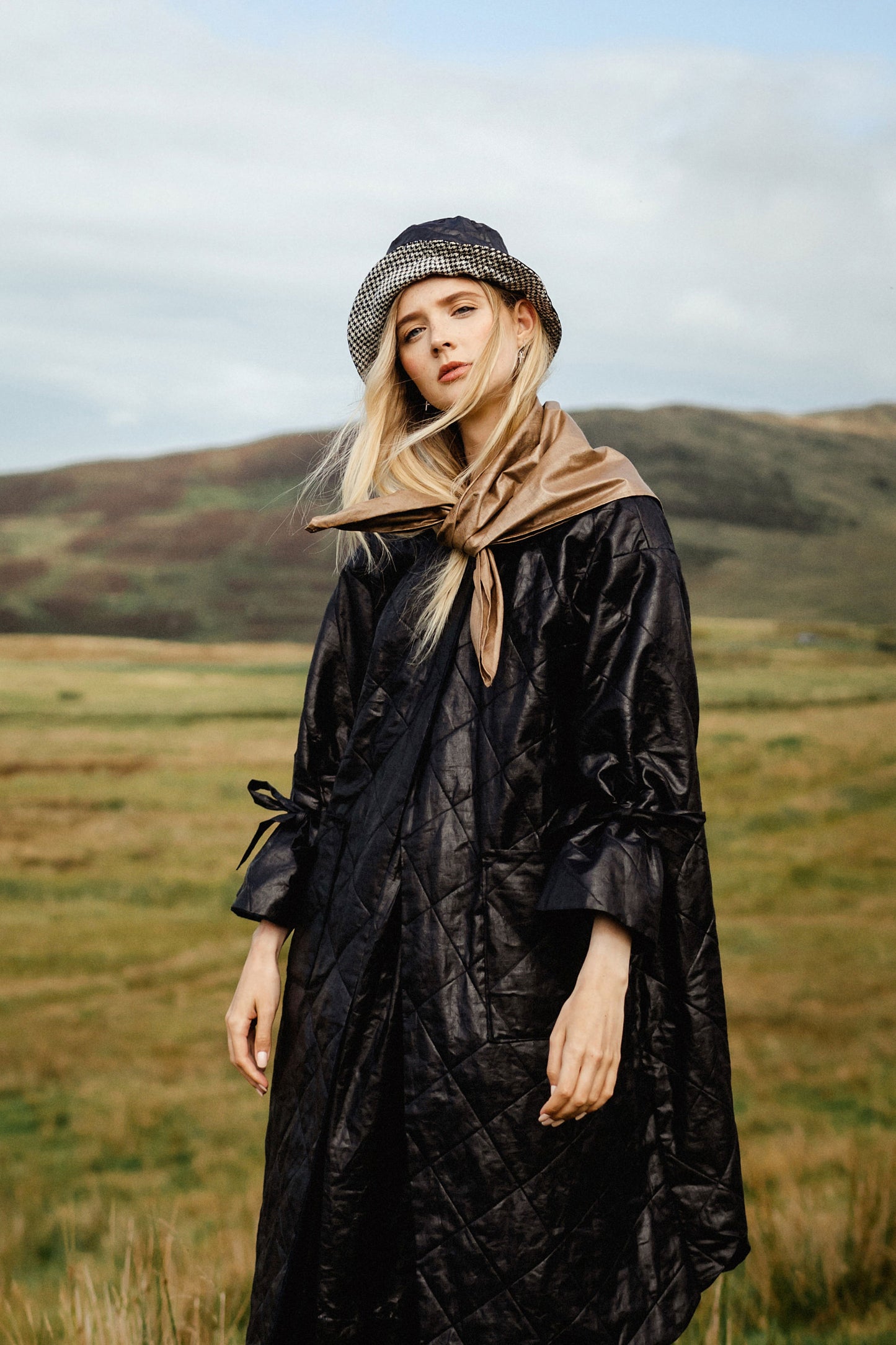 CLOUD COAT | The structured silhouette of our AW Cloud coat is inspired by something we are famous for in Ireland - cloudy skies. Created with Irish Beetled linen. This ancient technique sees the fabric repeatedly beaten with wooden blocks for hours on en