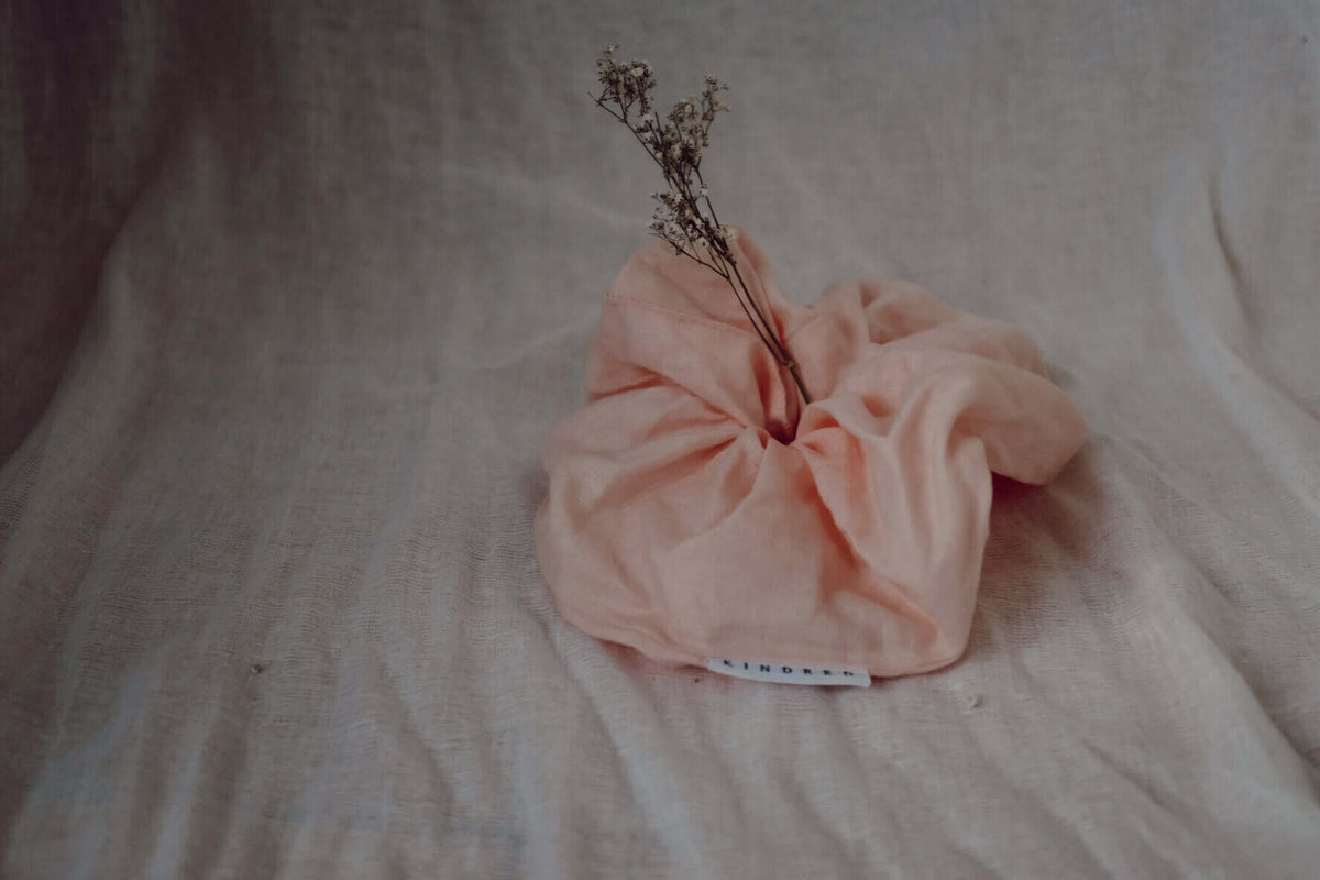 CLOUD SCRUNCHIE | For those ‘head in the clouds’ days. This 'extra' hair accessory was created to match the size of your dreams! Oversized scrunchies that look as good on your arm as they do in your hair. Coming in three colour-ways, these will become a s