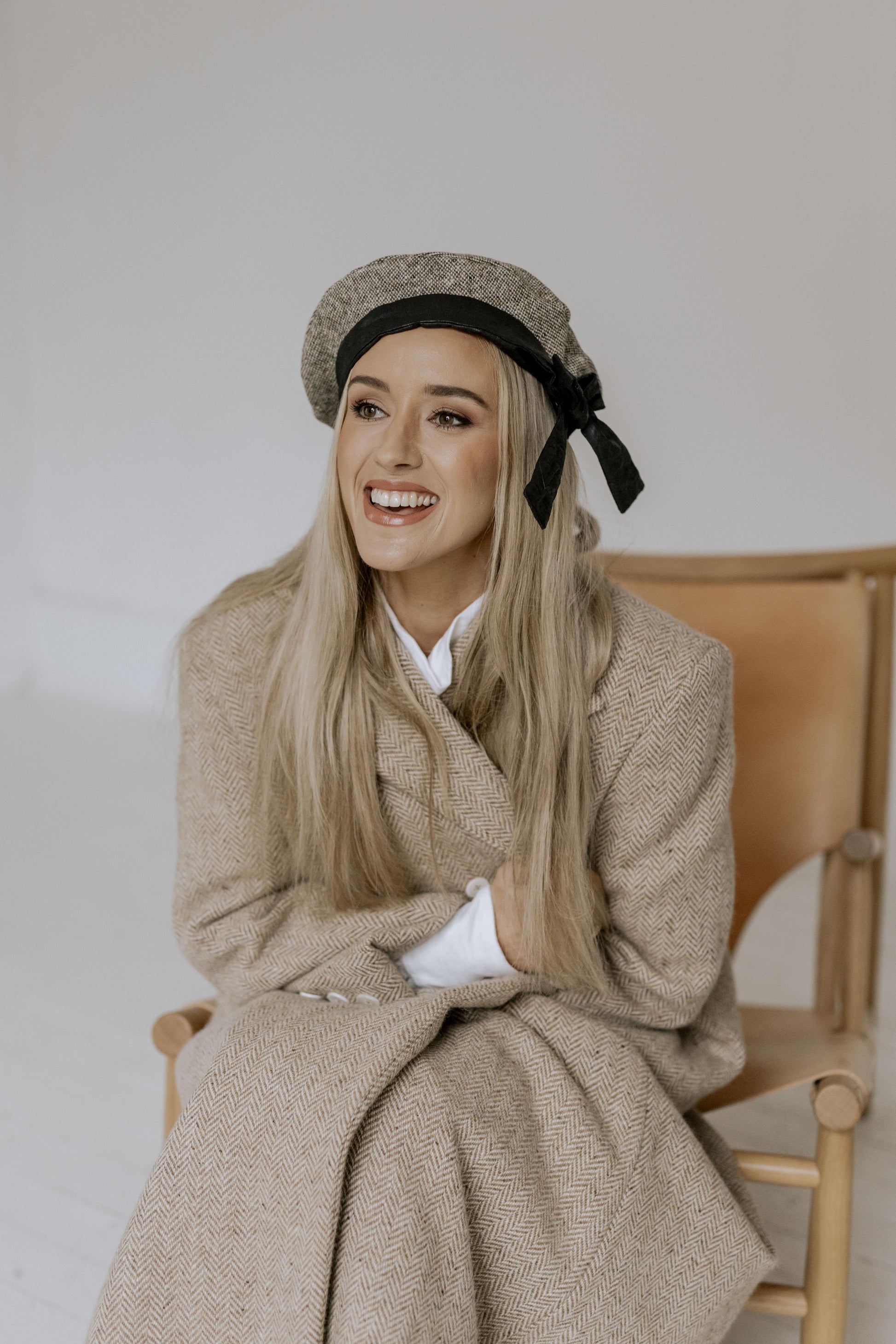 THE BOW BERET | We are so delighted to introduce a big new step for us as a brand by introducing Donegal Tweed to our core collection. An expansion of our deep love and passion for Irish textiles and keeping our rich heritage alive- originating in Co Done