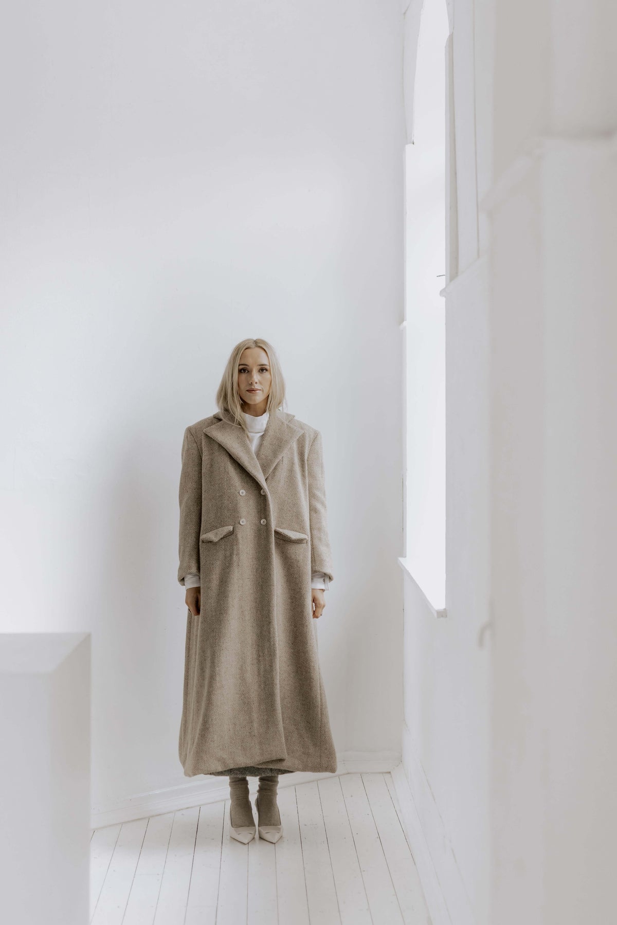 THE AMY COAT | We are so delighted to introduce a big new step for us as a brand by introducing Donegal Tweed to our core collection. An expansion of our deep love and passion for Irish textiles and keeping our rich heritage alive- originating in Co Doneg