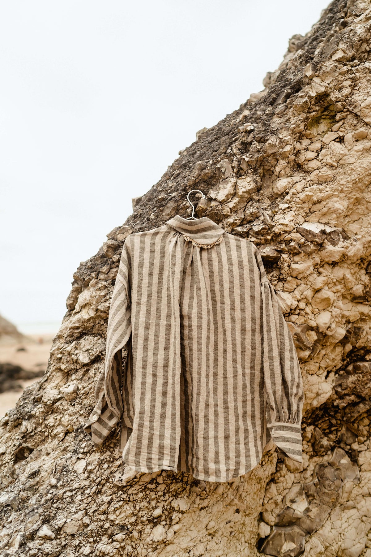 WILLOW BLOUSE | A truly special piece inspired by Irish tradition and craftsmanship The blouse features an asymetric collar detail at the back which can be made to order with or without the addition of irish crochet. The sleeves and back of the shirt have