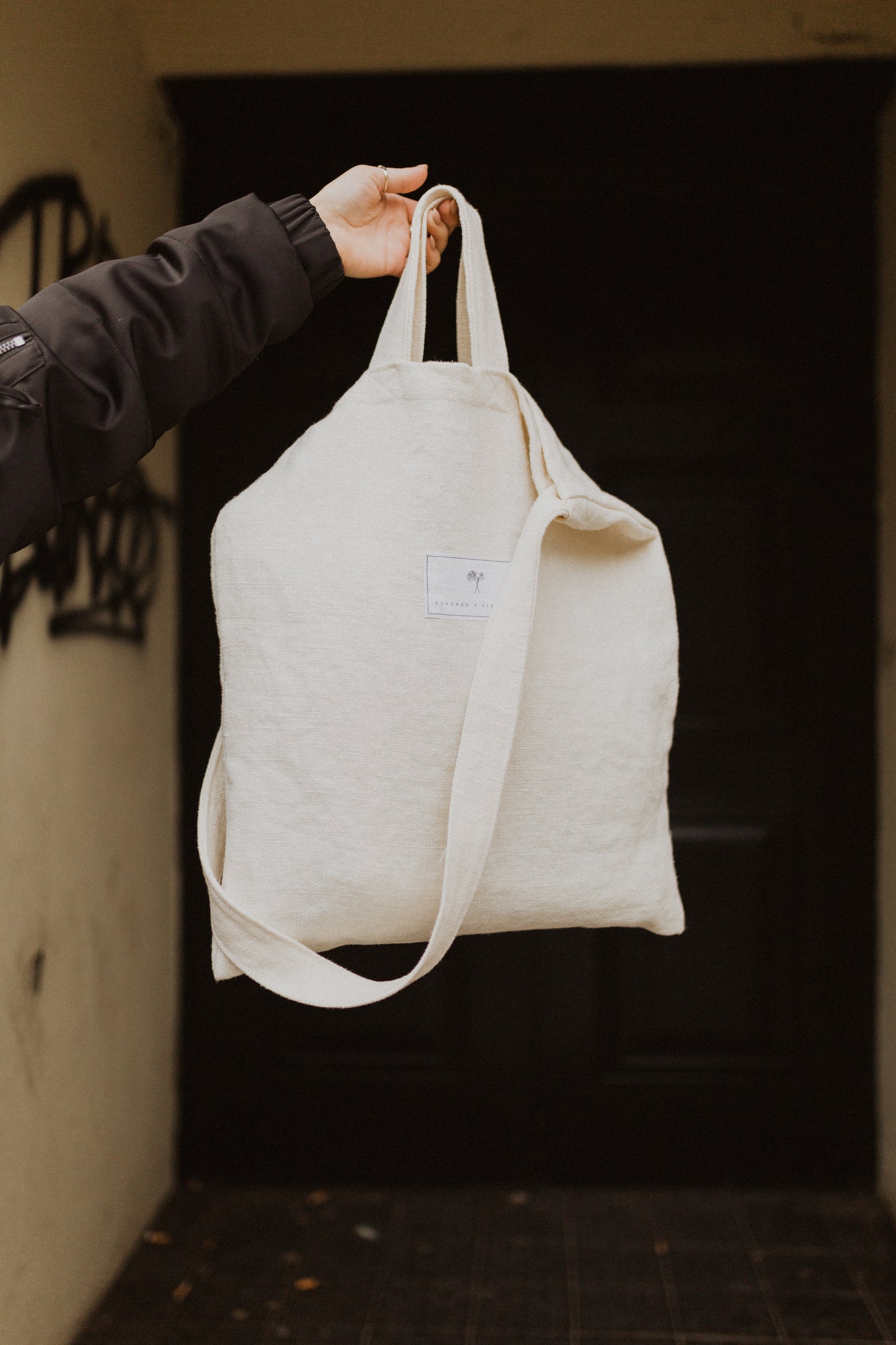 KINDRED X FLOURISH BAG | Inspired, Thoughtful, Considerate More than just a bag, this ethically sourced, any occasion accessory is part of a brighter future. Produced in Ireland by a talented team of seamstresses and cutters that have came through Flouris
