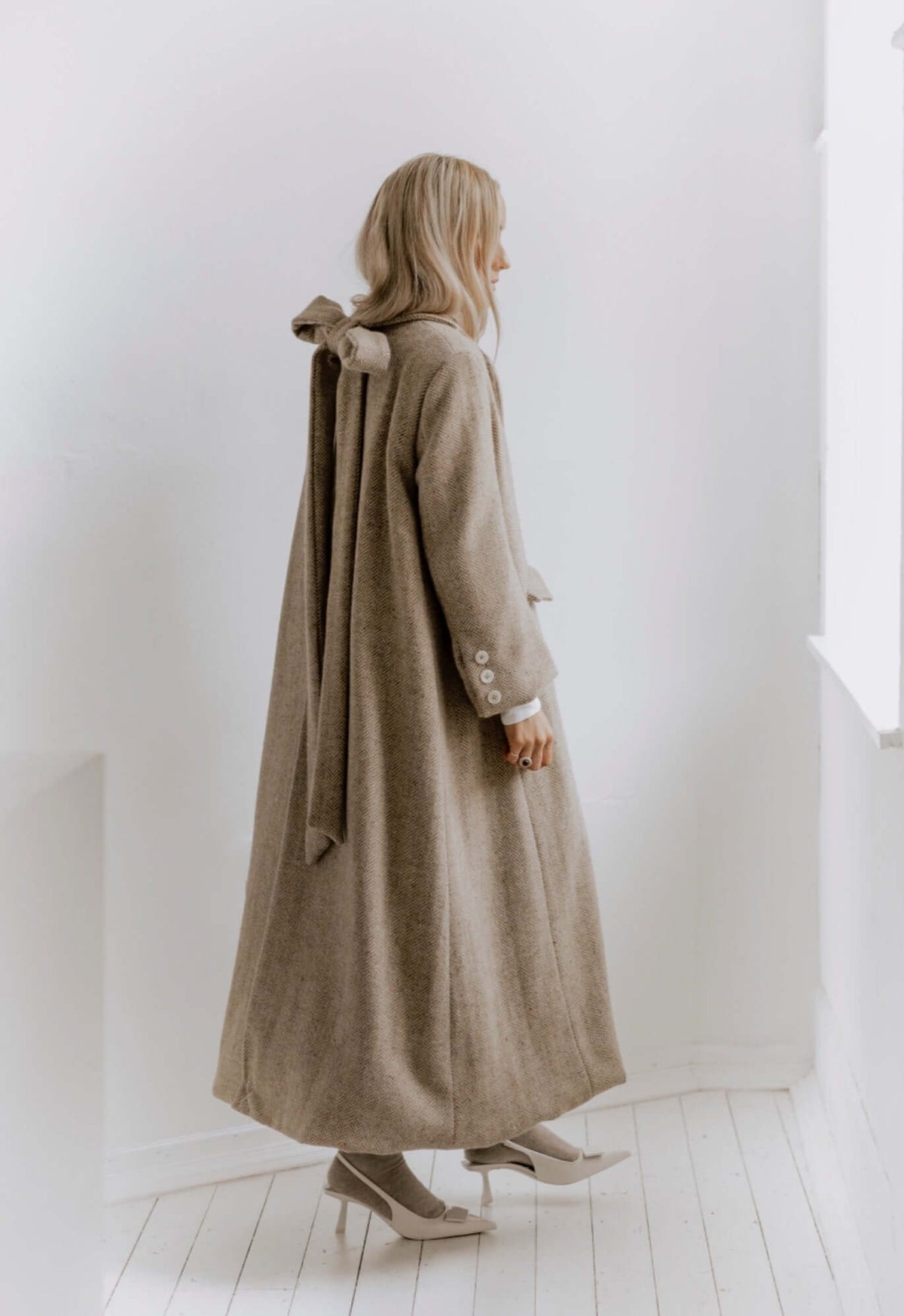 THE AMY COAT | We are so delighted to introduce a big new step for us as a brand by introducing Donegal Tweed to our core collection. An expansion of our deep love and passion for Irish textiles and keeping our rich heritage alive- originating in Co Doneg