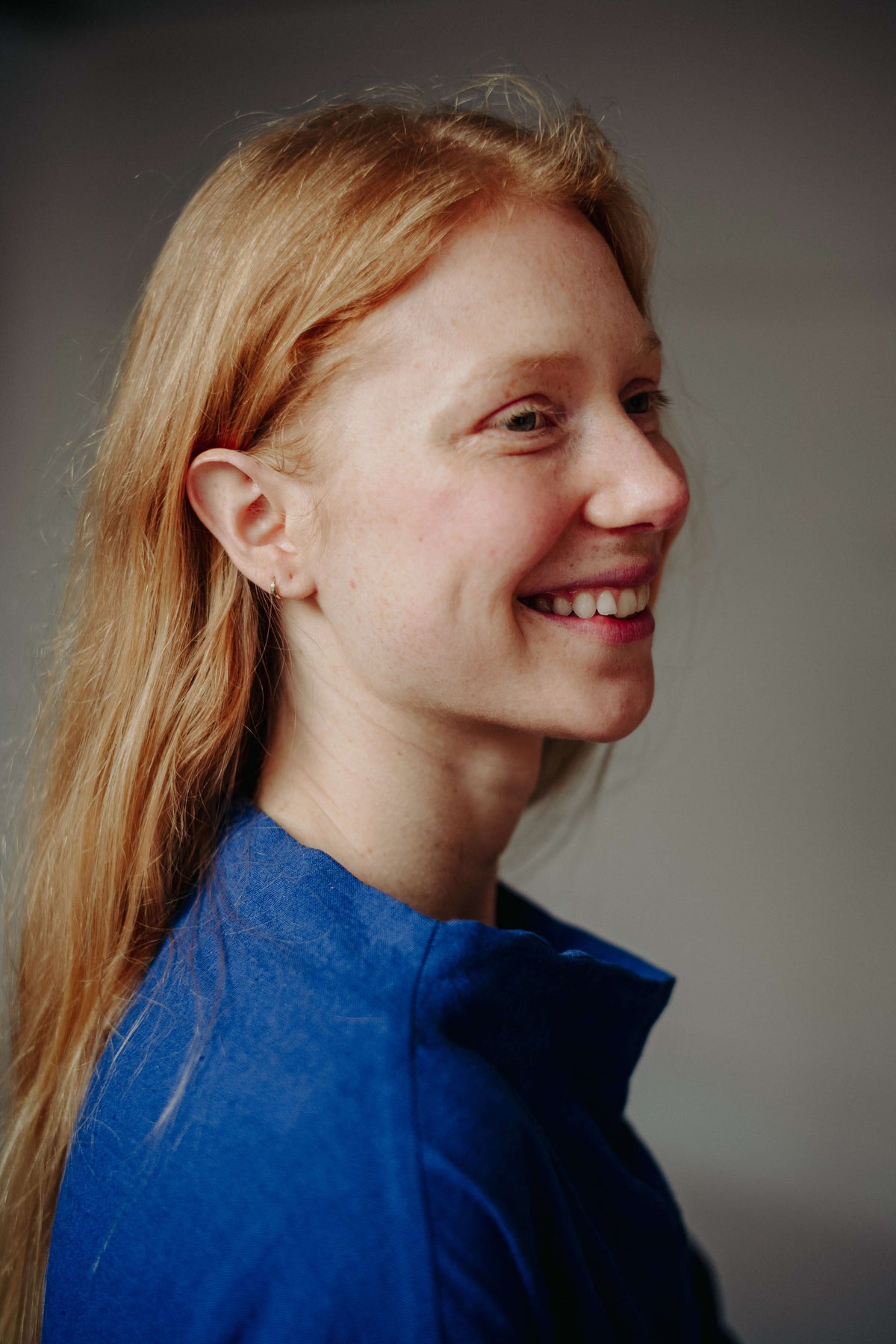 BLUEBELL TILLIE DRESS | Our Tillie meets Bluebell... An effortless throw on that will feel right at home in a considered, every-day wardrobe. Tillie features a high neckline that sits elegantly across the neck- she can easily be dressed up or down and lay