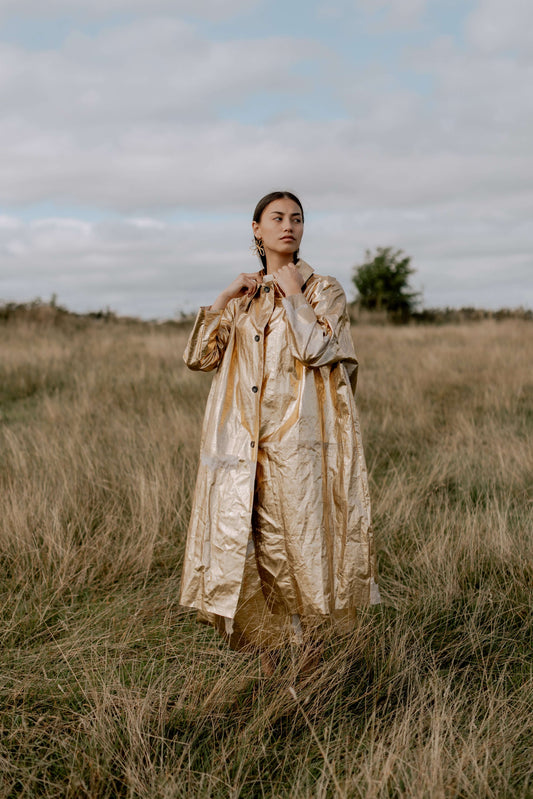 Our Hero Gold Coat, it tells a story of a modern spin on an age old tradition.