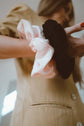 CLOUD SCRUNCHIE | For those ‘head in the clouds’ days. This 'extra' hair accessory was created to match the size of your dreams! Oversized scrunchies that look as good on your arm as they do in your hair. Coming in three colour-ways, these will become a s